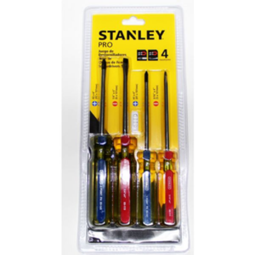 JGO DESTORNILLADORES PRO 4PZS STANLEY
