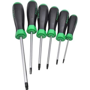 JUEGO DE DESARMADORES TORX CON GUIA 6PZS TOPTUL