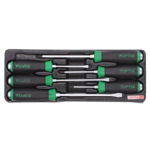 JUEGO DESARMADORES 6PZ TOPTUL