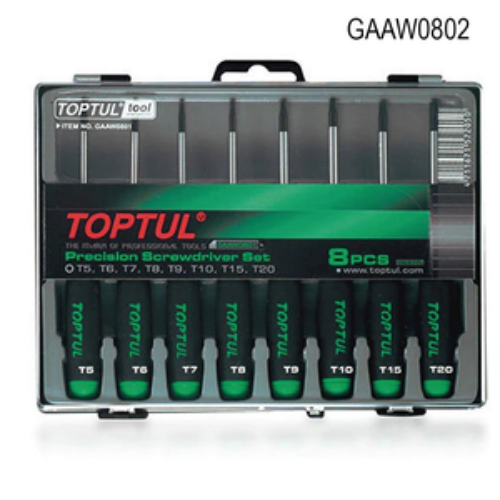 JUEGO DESARMADORES MIXTOS PRECISION TOPTUL