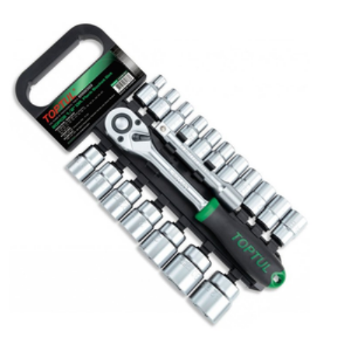 JUEGO DE DADOS M 1/2″, 20PZS TOPTUL