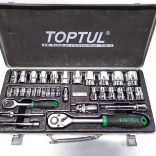 JUEGO DE DADOS M 3/8″, 18 PZS TOPTUL