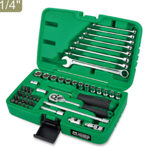 JUEGO DE DADOS M 1/4″, 49PZS TOPTUL