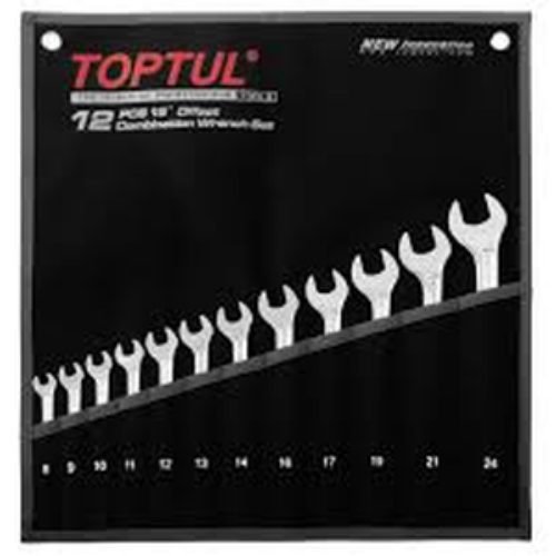JUEGO DE LLAVES MIXTAS 8 24, 12PZS TOPTUL