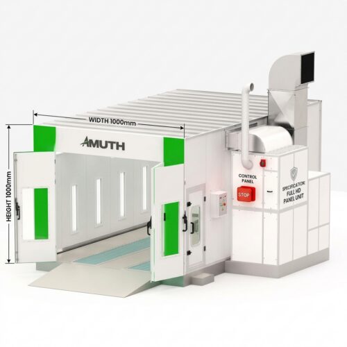 CABINA DE PINTURA C/PISO 6.9X4.0X2.65MT 220V TRIF MUTH