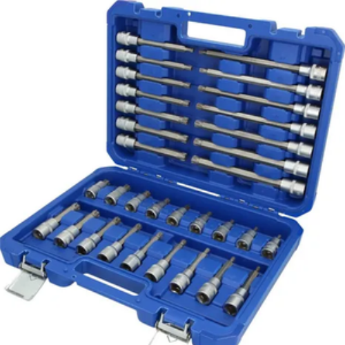 JGO DE DADOS M1/2″ PUNTA TORX 32 PZS HTR