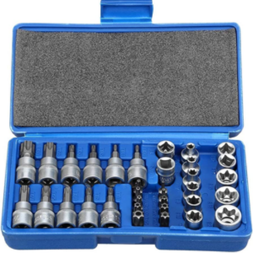 DADOS PUNTA TORX MACHO HEMBRA 30 PZS HTR