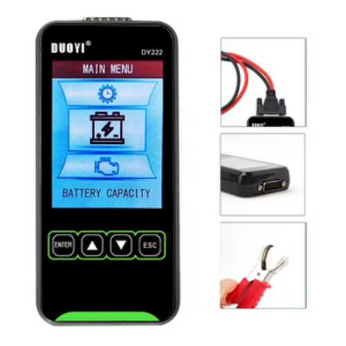 PROBADOR DE BATERÍAS 12V 24V DIGITAL HTR