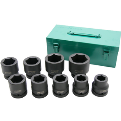 JGO DADOS DE IMPACTO M1″ MM 9PZAS. JONNESWAY