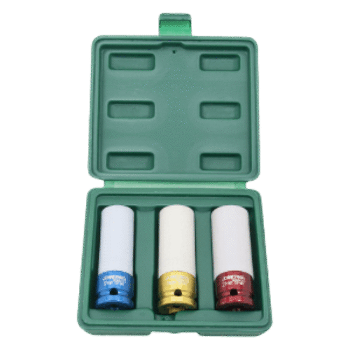 JUEGO DE DADOS DE IMPACTO PROFUNDO DELGADOS 1/2″ – 6 PUNTAS ( 3 PIEZAS) PARA RUEDAS JONNESWAY