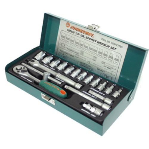 JGO DADOS M1/4″ MM. 6L 18 PZS JONNESWAY