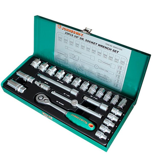 JGO.DADOS Y PALANCA 3/8" 6L (25 PZS.) JONNESWAY