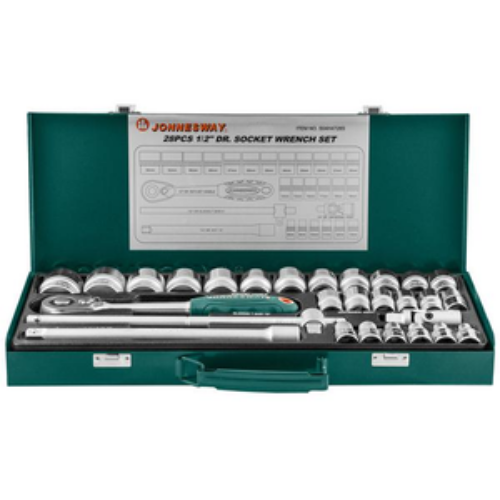 JGO DADOS MILIMETRICOS M1/2″ 28PZS JONNESWAY