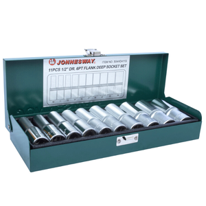 JGO DADOS LARGOS M1/2" 10-24MM 11PZAS JONNESWAY