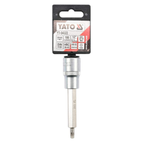 DADO PUNTA TORX LARGA M1/2″ T27 CRV YATO