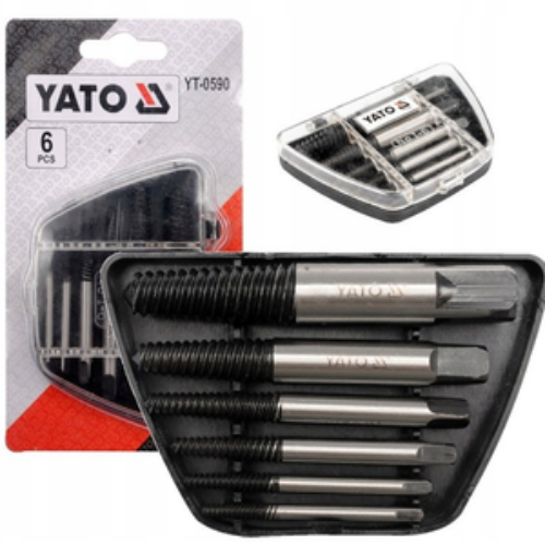 EXTRACTOR DE PERNOS/TORNILLOS 6 PZS. YATO