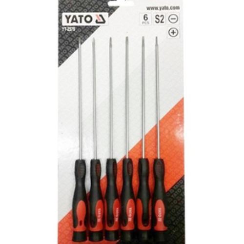 JGO. DESTORNILLADOR PRECISION 6PZS PLANO CRUZ YATO