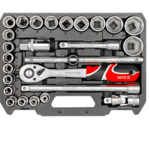 JGO. DE DADOS M1/2″ CRV 26 PZS. YATO