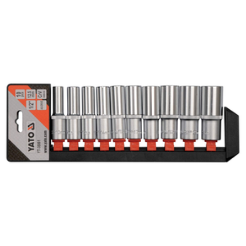 JUEGO DE DADOS LARGOS MANDO 1/2 10PZS. YATO