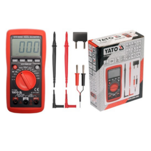 MULTIMETRO AUTORANGO 300V 10A 20MOHM uF TC DATA YATO