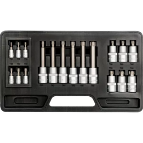JUEGO DE DADOS TORX MACHO 18 PCS YATO