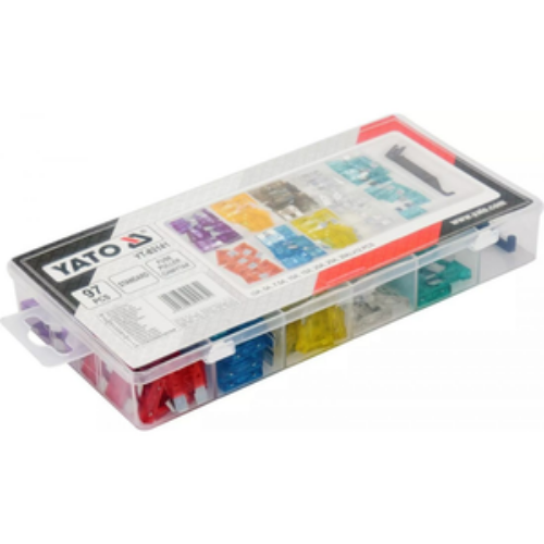 FUSIBLES AUTOMOTRICES 3A-30A CAJA 97 PZS. YATO